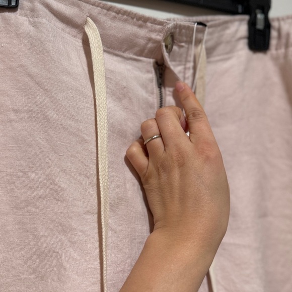 New Vince Lightweight Hemp Shorts 9” Pink Sz XXL Drawstring Costal Minimalist - Picture 3 of 10